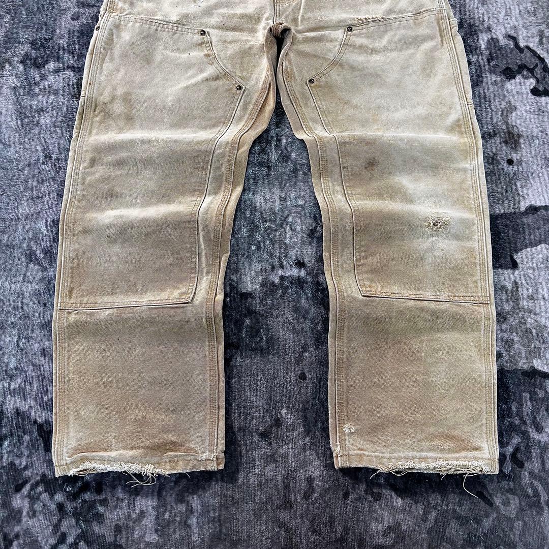 コメ欄セール！USA製 スペシャル 良フェード ダック地 ゆるだぼ 一点物