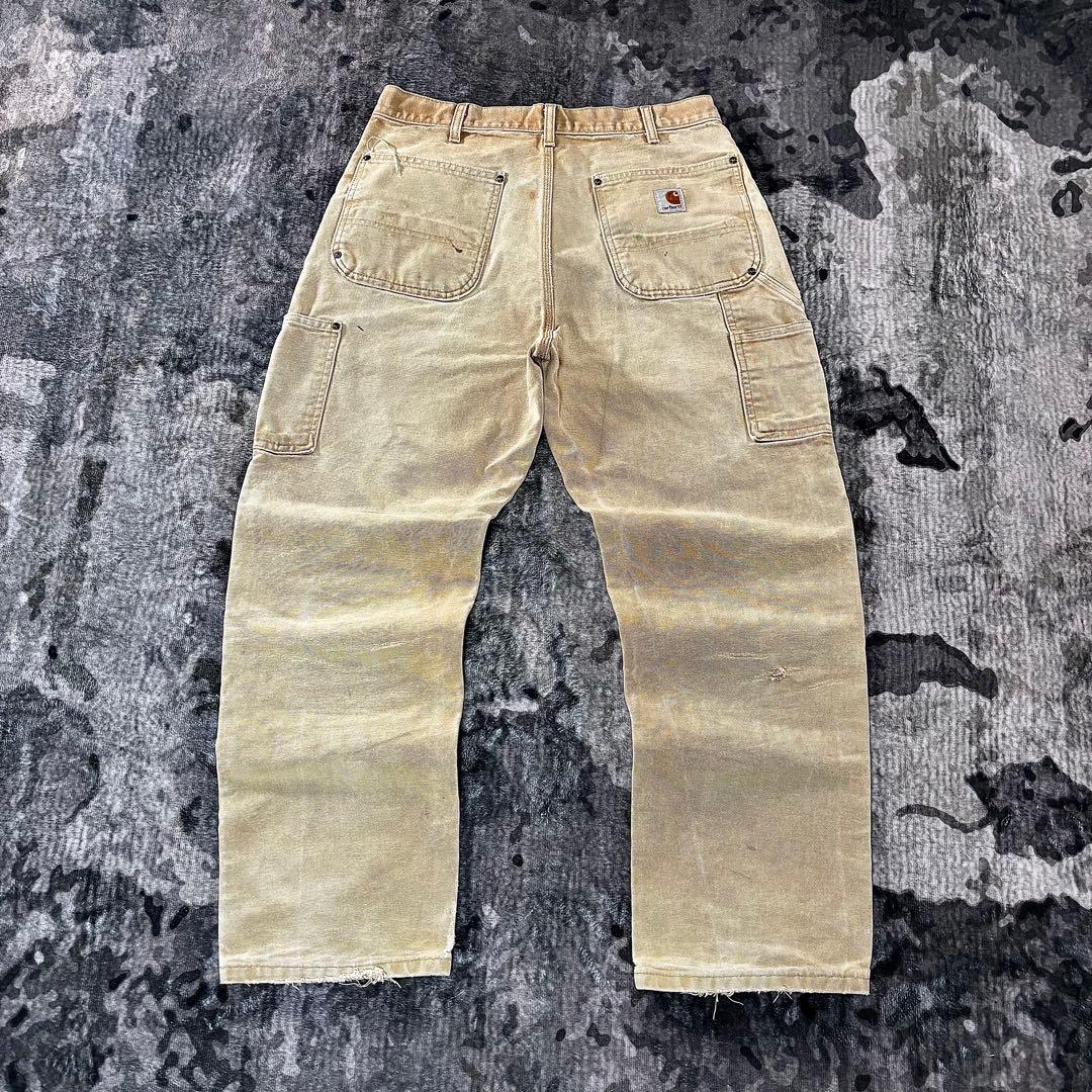 コメ欄セール！USA製 スペシャル 良フェード ダック地 ゆるだぼ 一点物