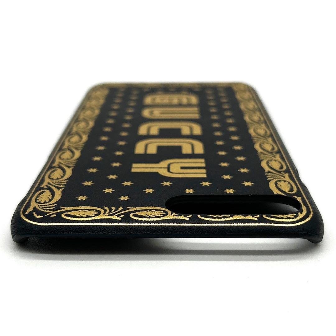 GUCCI グッチ GUCCY スターフレーム iPhone7+/8+ケース 黒
