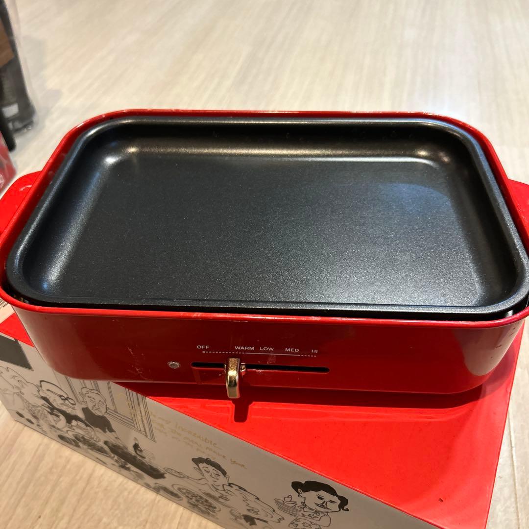 BRUNO たこ焼き器 レッド 24穴