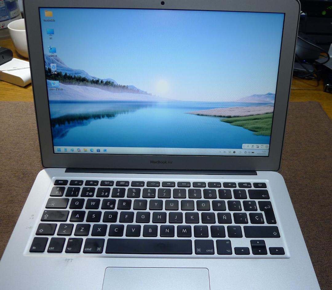 MacBookAir13 I5/128G / Windows11（認証済）導入済