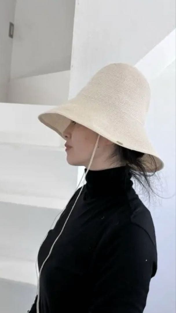 wicagrocery abaca hat size L 新品タグ付き　麦わら