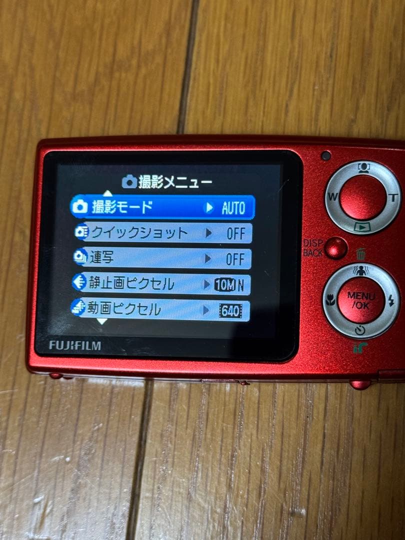 Fujifilm FinePix Z20fd レッド 1GBメモリー付き