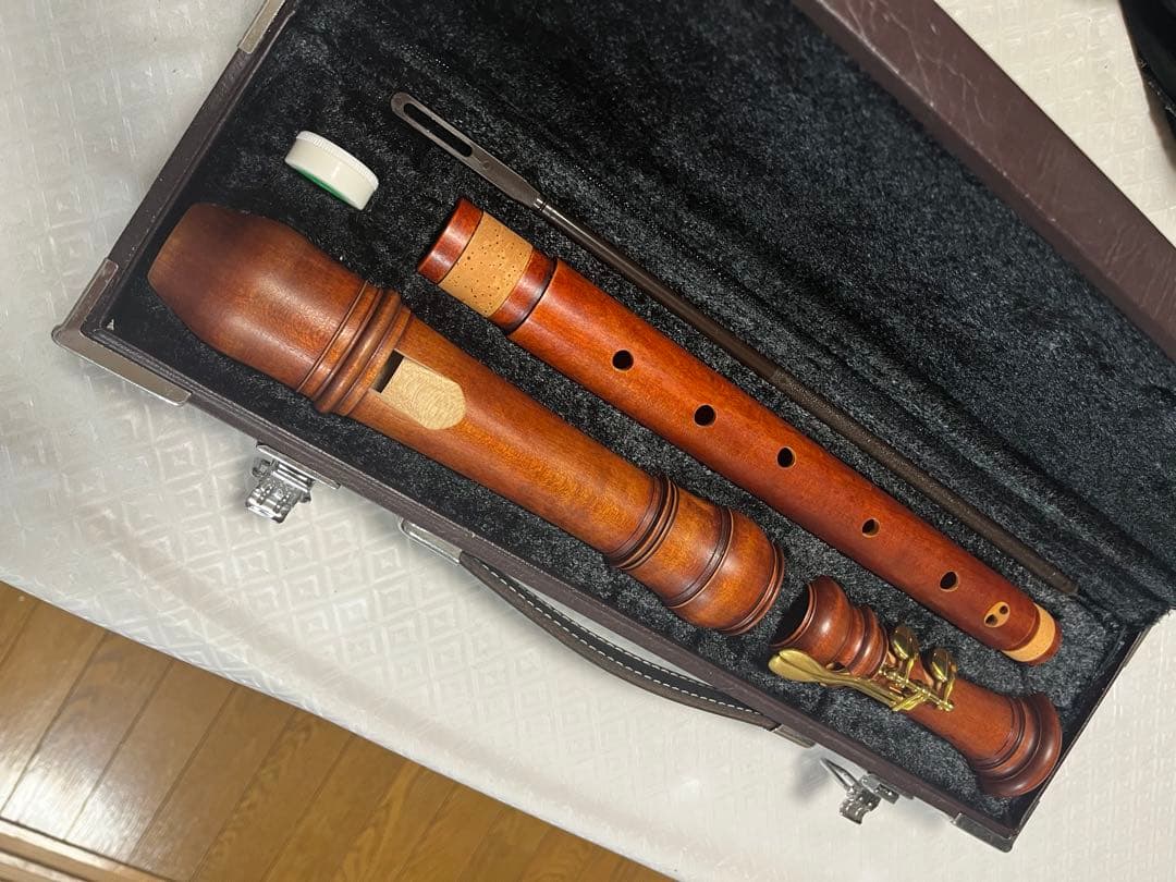 YAMAHA テナーリコーダー YRT-61M 木製 ケース付き