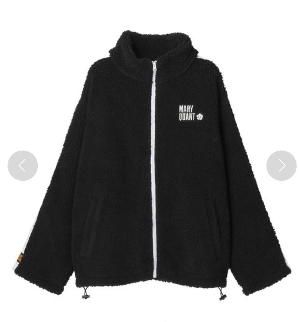 マリークワント　完売品　希少品　定価以下ブラック配色ロゴブルゾン　匿名配送