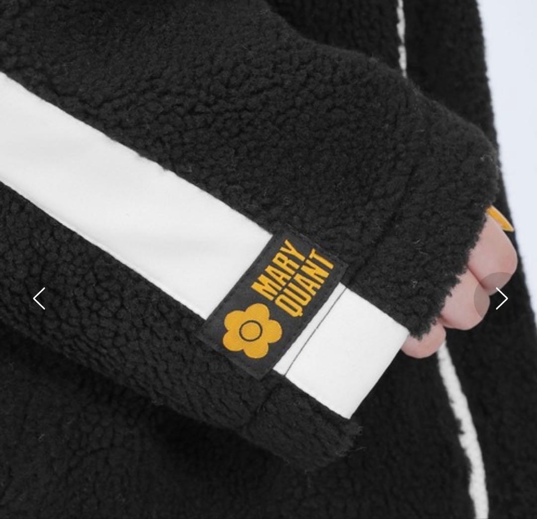 マリークワント　完売品　希少品　定価以下ブラック配色ロゴブルゾン　匿名配送