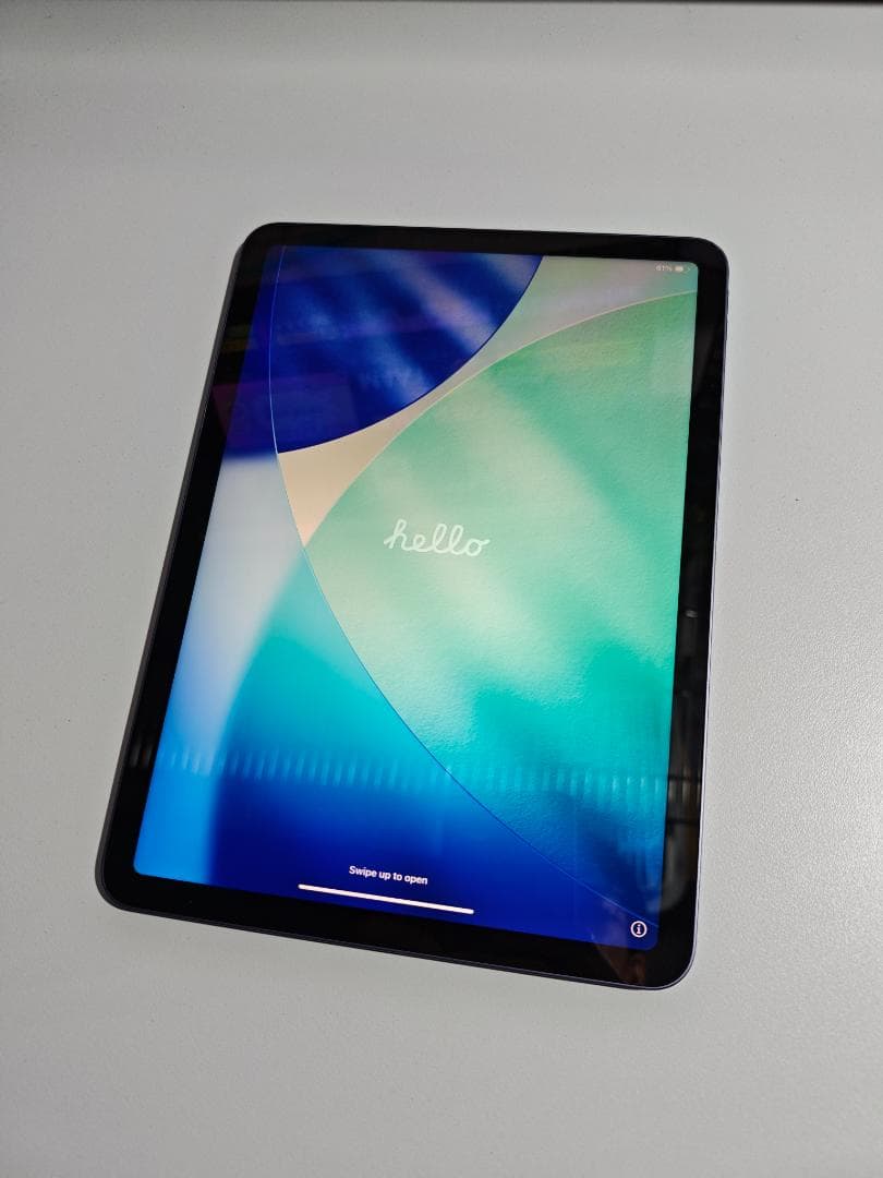 【中古】iPad Air 5th WiFi 64GB パープル 本体のみ