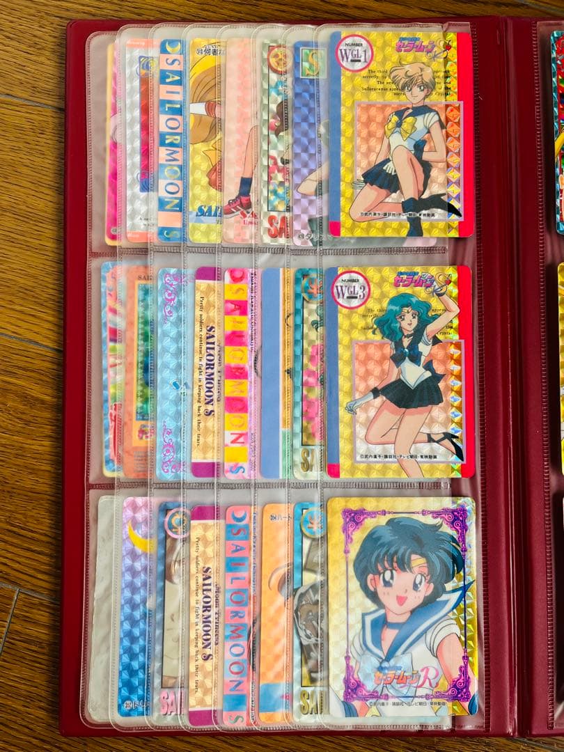 アルバム付55枚セーラームーントレーディングカードセット