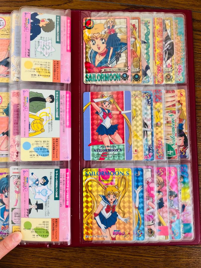 アルバム付55枚セーラームーントレーディングカードセット