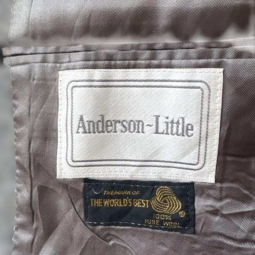 美品【ヘリンボーン 】アメリカ製　ハリスツイード　テーラードL 灰　毛　くるみB
