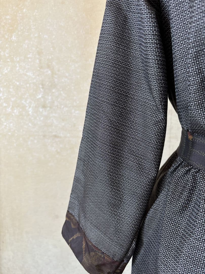 sumiyo様♡着物リメイク♡大島紬ギャザーワンピース✿