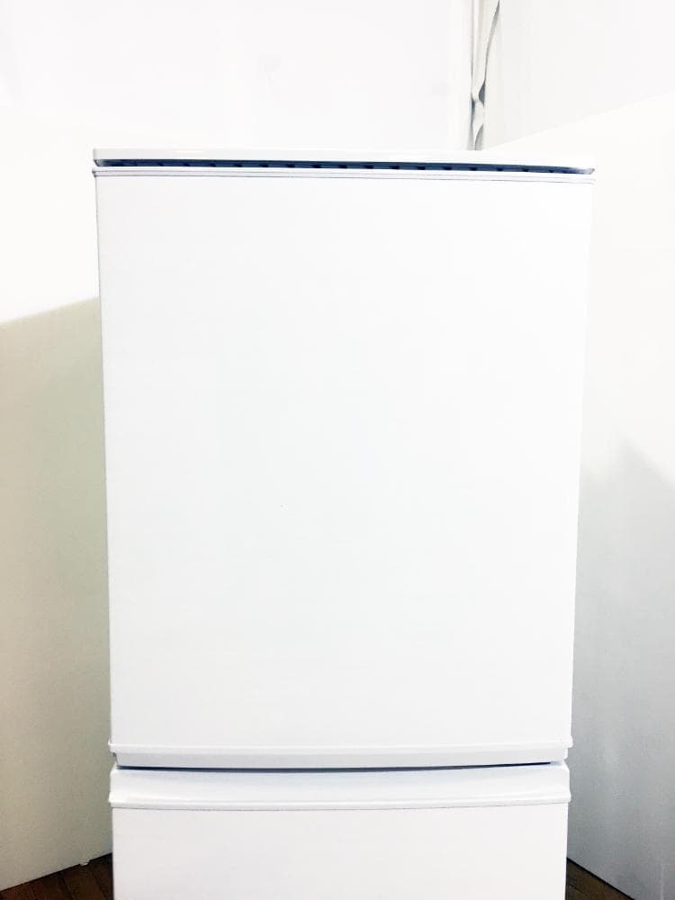 30日迄！SHARP 137L 冷蔵庫【SJ-D14C-W】