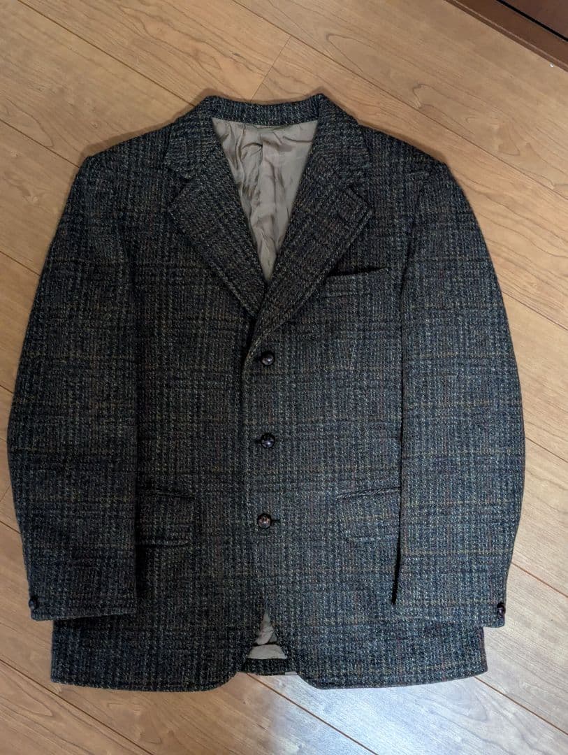 Dunn＆co　ハリスツイード　テーラードジャケット　　70's　60's