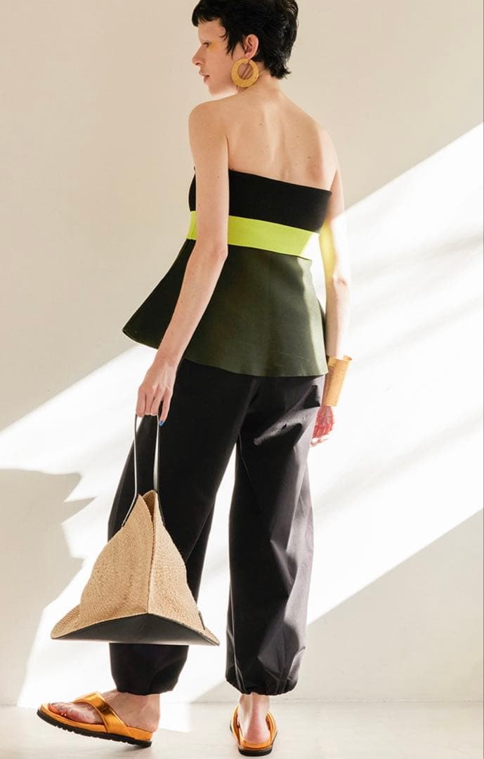 【OMMO】CIRCLE STRAW BAG カゴバッグ