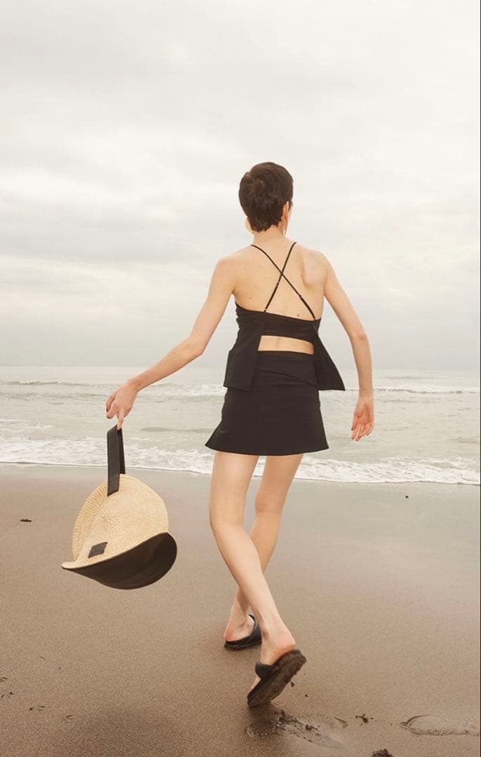 【OMMO】CIRCLE STRAW BAG カゴバッグ