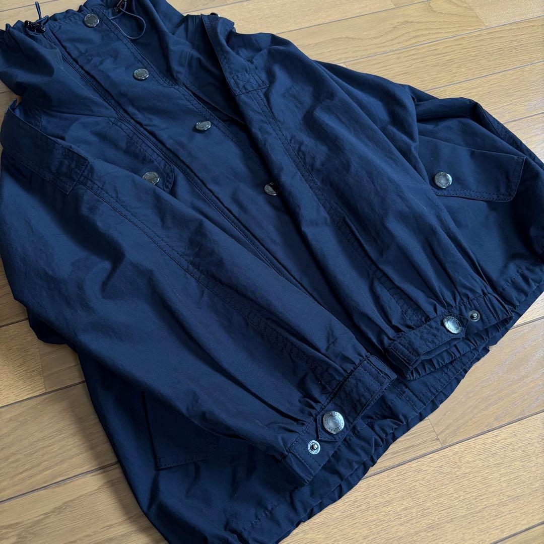 バーバリーロンドン ジャケット ブルゾン　メガチェック　ネイビー サイズ38