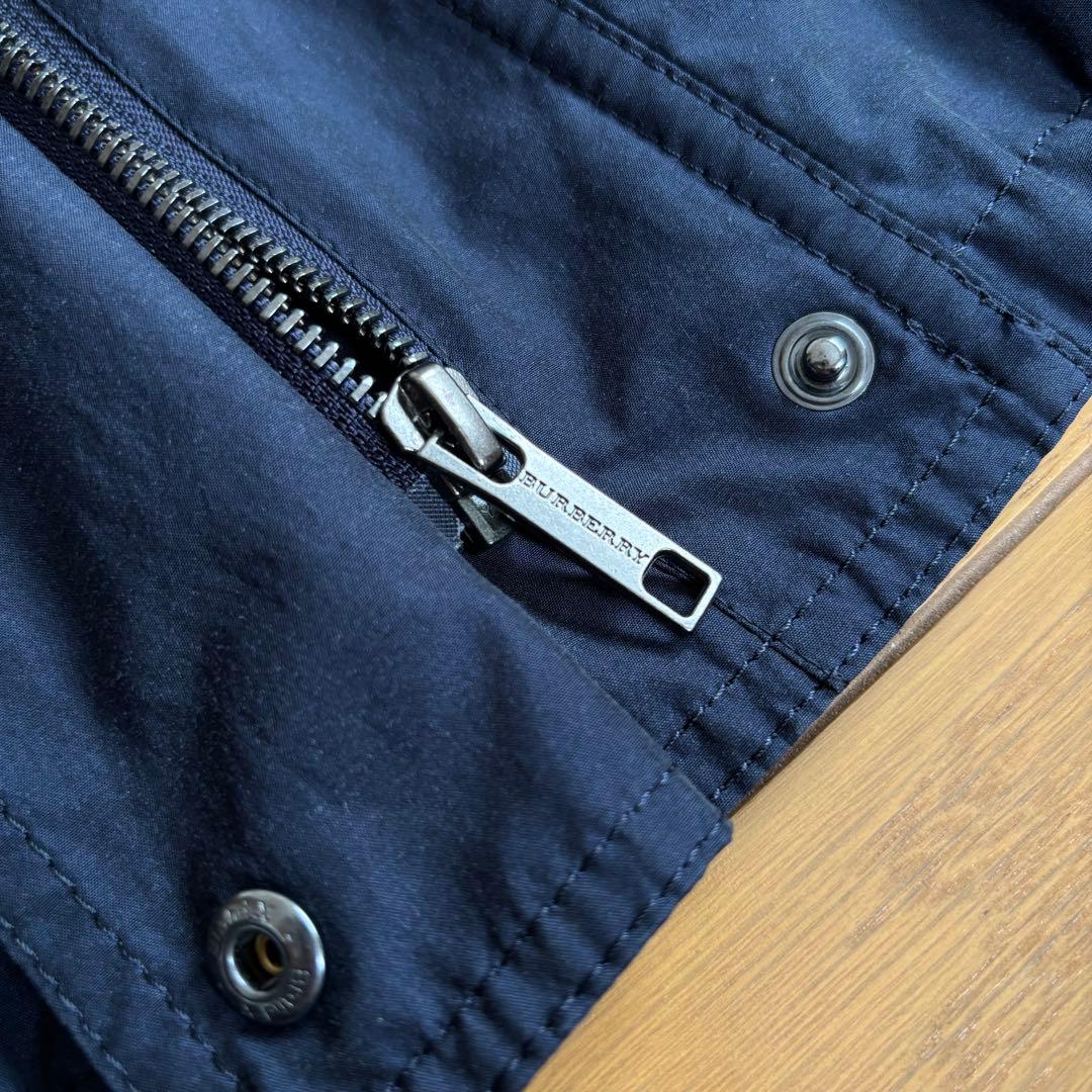 バーバリーロンドン ジャケット ブルゾン　メガチェック　ネイビー サイズ38
