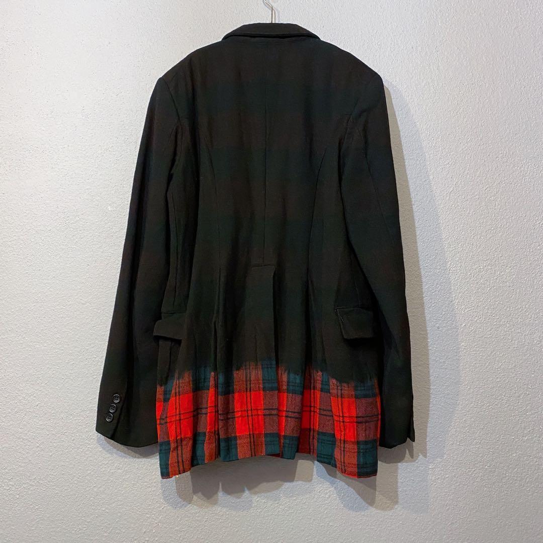 ブラックコムデギャルソン 製品染めウール縮絨ジャケット
