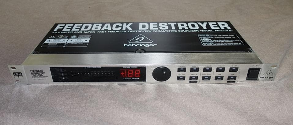 配信機器・PA機器・レコーディング機器 behringer FEEDBACK DESTROYER FBQ1000