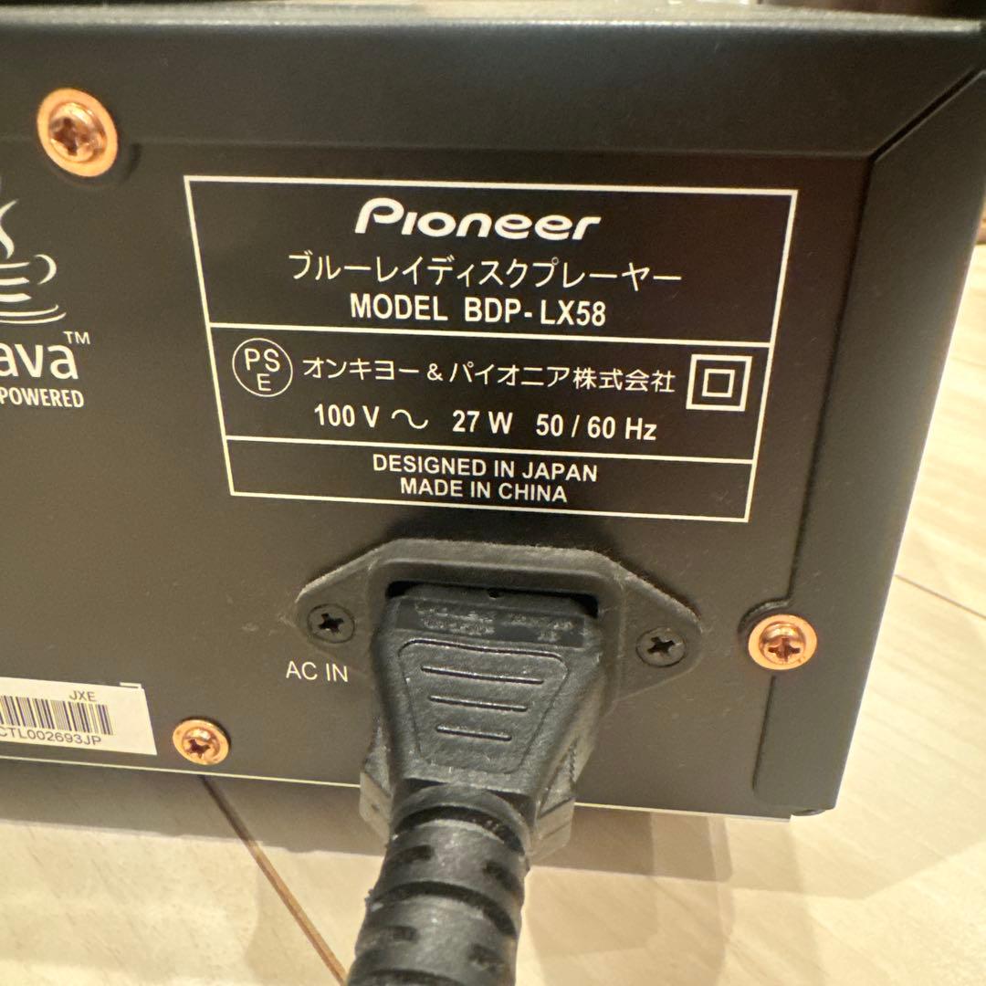 Pioneer ブルーレイディスクプレーヤー BDP-LX58（説明文必読）