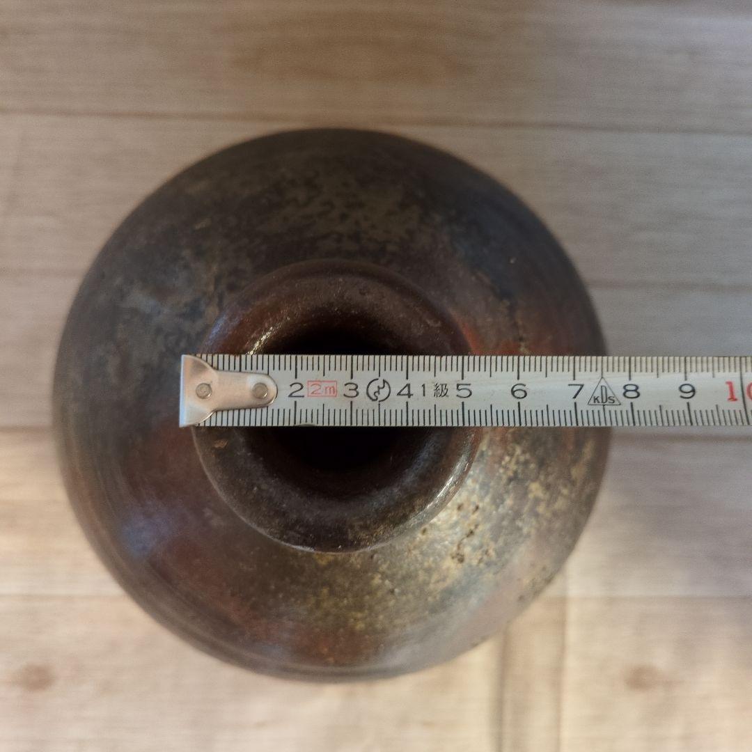 美品　花入　丹波焼　舟とっくり　森山丹山　茶道具