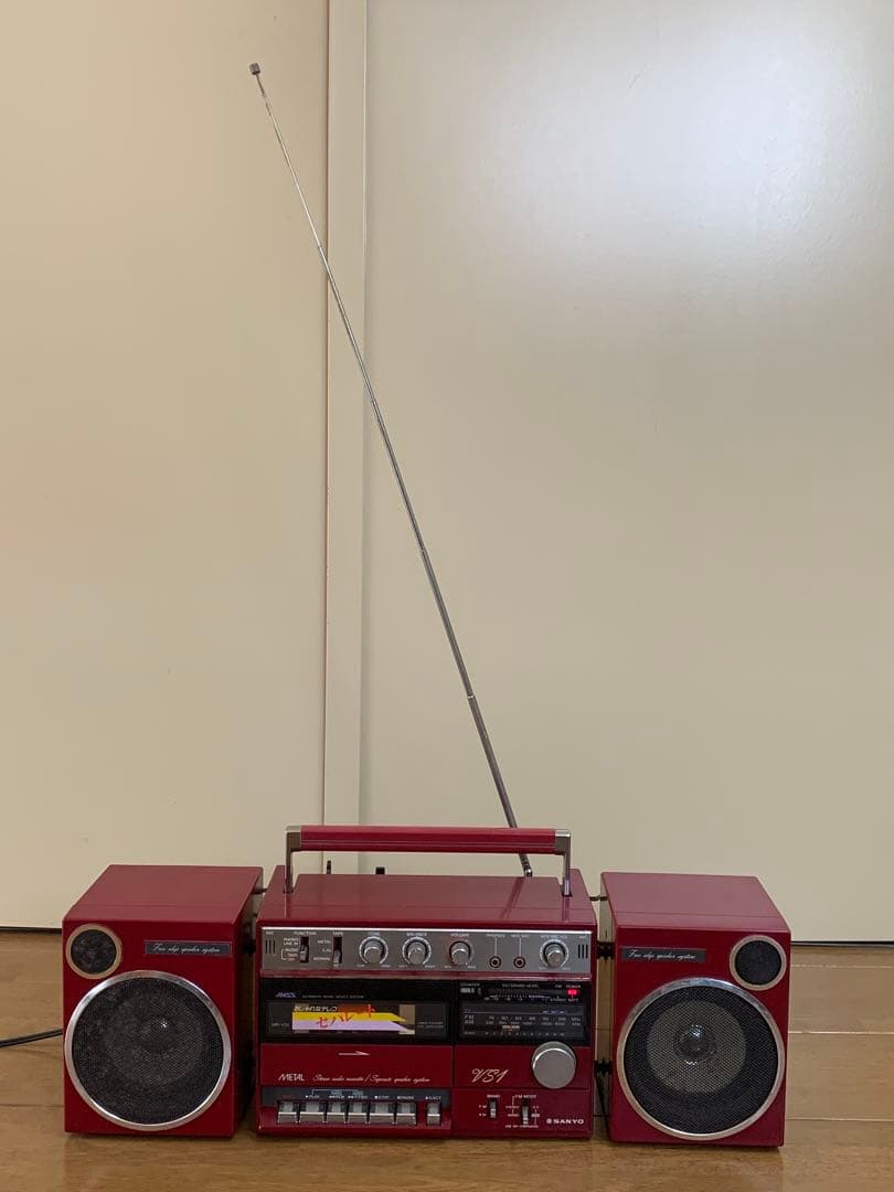 SANYO 三洋電機 MR-VS1 キャリング ミニコンポ ラジカセレ ジャンク