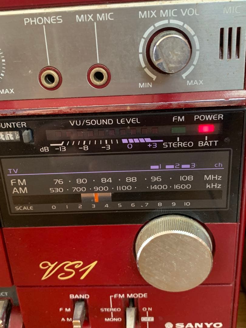 SANYO 三洋電機 MR-VS1 キャリング ミニコンポ ラジカセレ ジャンク