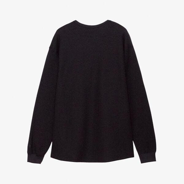 【新品タグ付き】ノースフェイス 長袖ウォームワッフルクルー XL 黒紺2枚セット