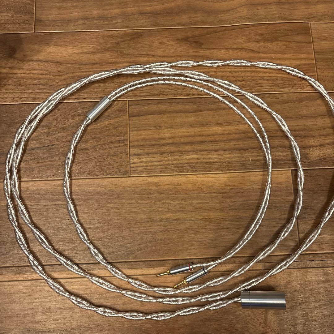final用シルバーコートケーブル　XLR4pin　3m