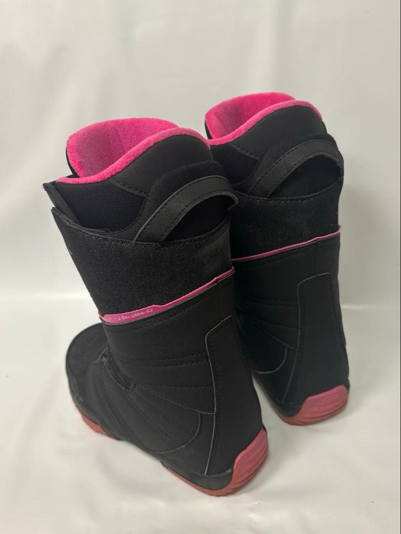 STELLA レディース　スノーボードBOAブーツ ブラック/ピンク23.0cm