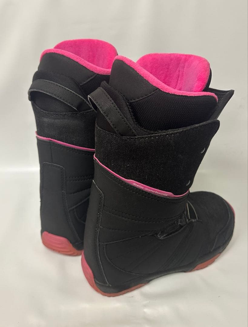 STELLA レディース　スノーボードBOAブーツ ブラック/ピンク23.0cm