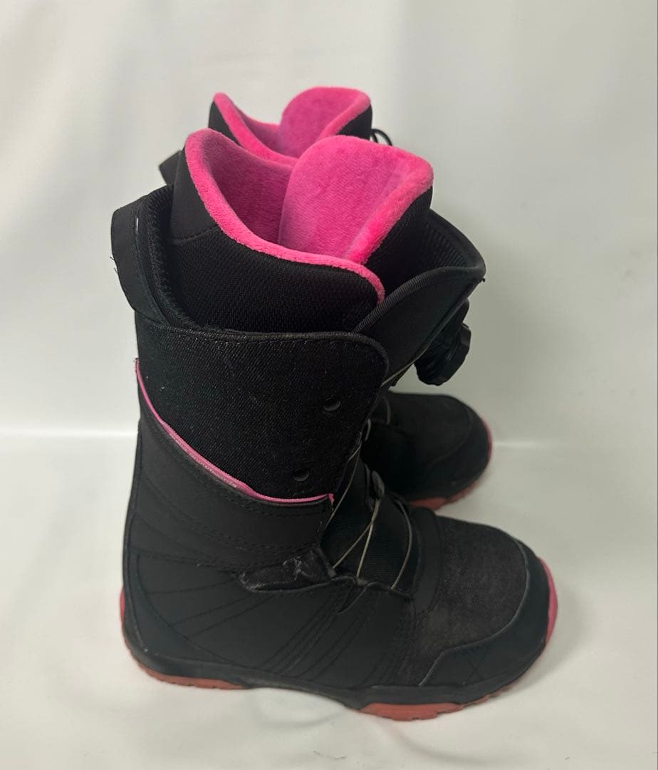 STELLA レディース　スノーボードBOAブーツ ブラック/ピンク23.0cm