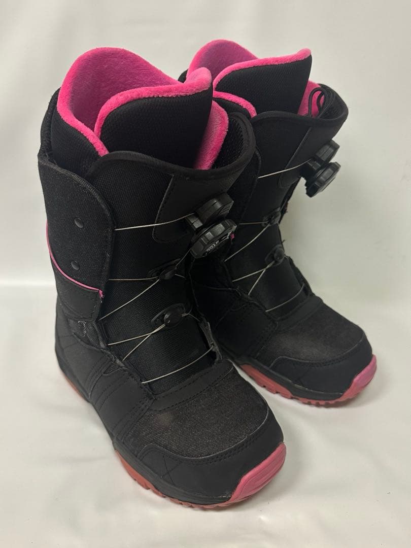 STELLA レディース　スノーボードBOAブーツ ブラック/ピンク23.0cm