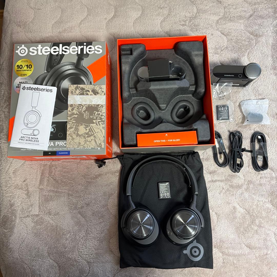 ヘッドホン SteelSerise Arctic Nova Pro Wireless