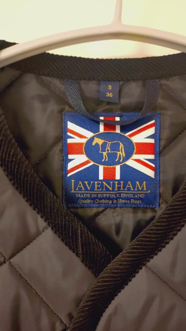 LAVENHAM メンズ　ジレ　サイズS　Black