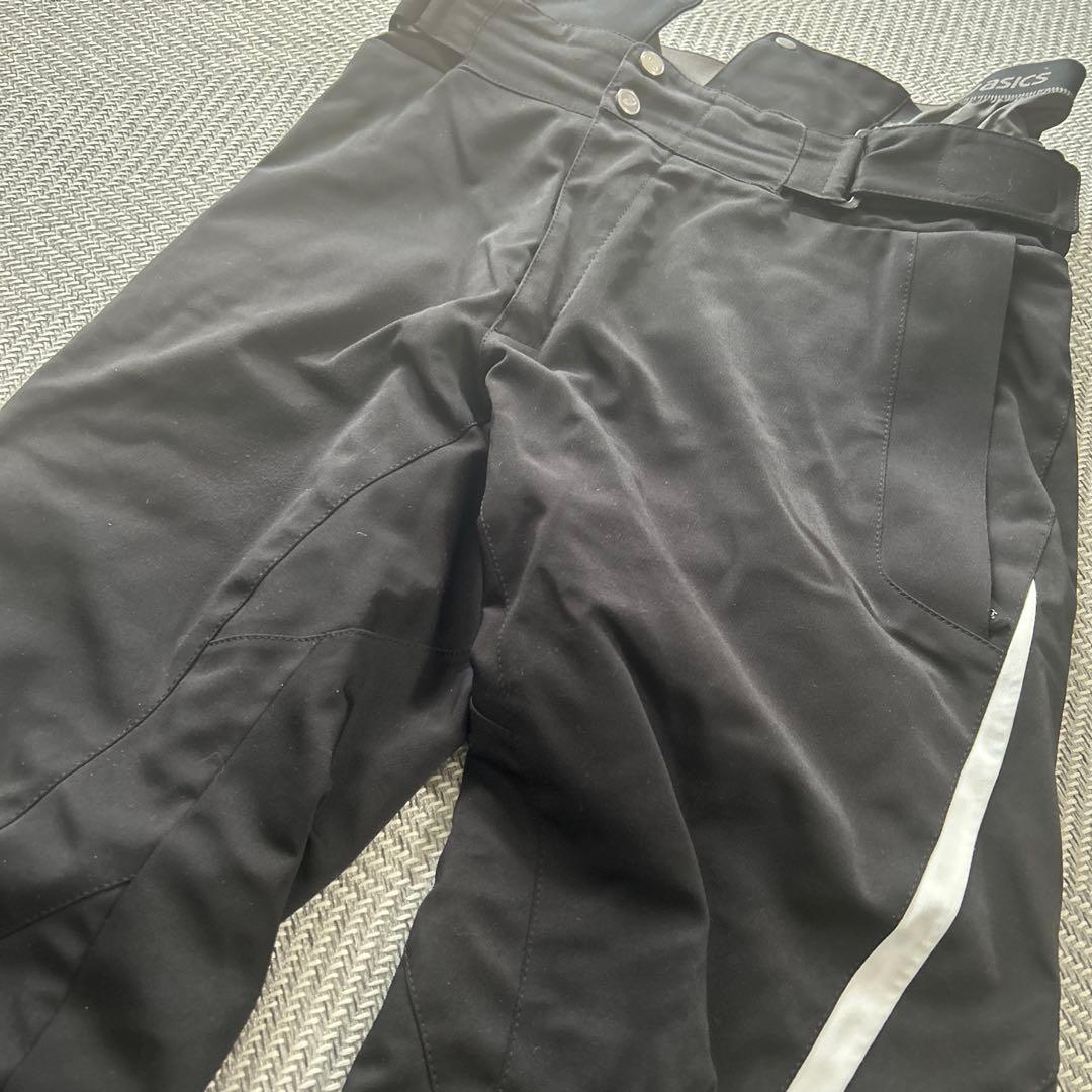 asics スキーウェア 上下セット メンズM 美品 数回使用