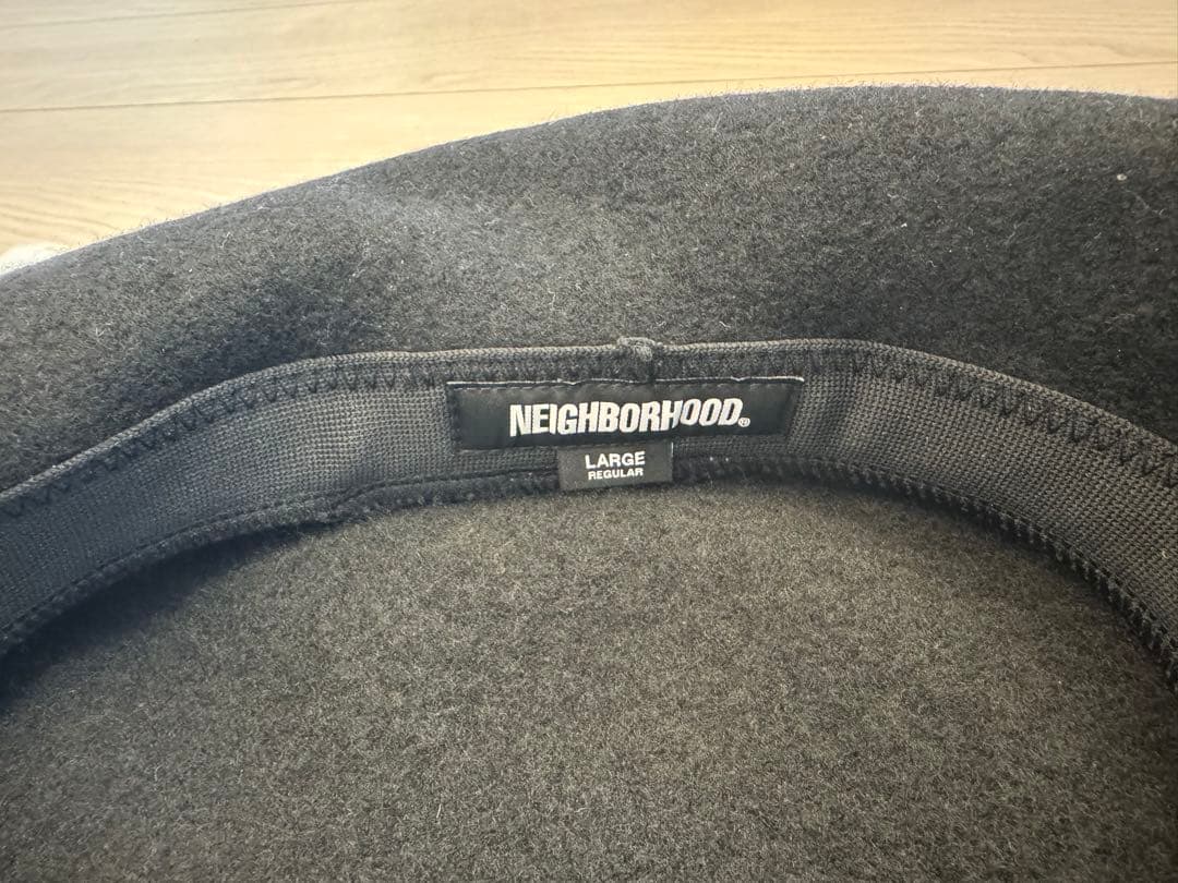 NEIGHBORHOOD ベレー ブラック 24FW ネイバーフッド L 帽子