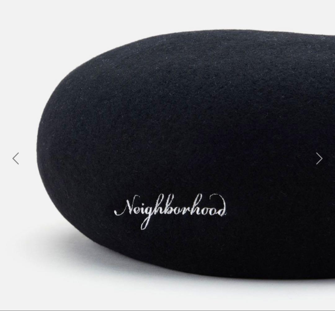 NEIGHBORHOOD ベレー ブラック 24FW ネイバーフッド L 帽子