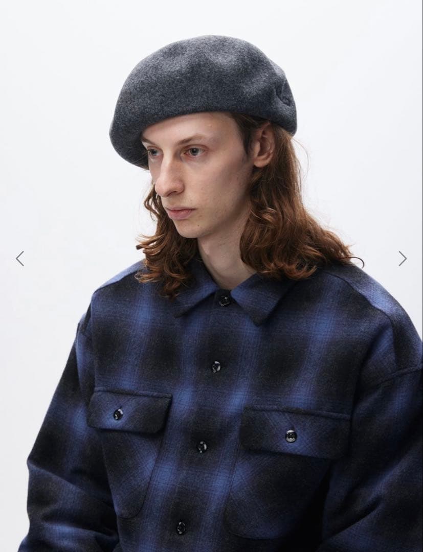 NEIGHBORHOOD ベレー ブラック 24FW ネイバーフッド L 帽子