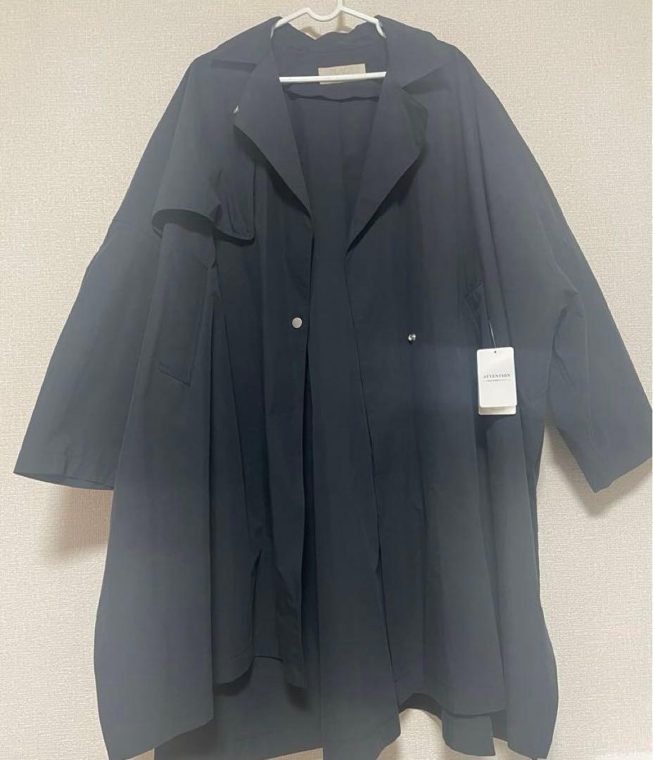 【タグ付き新品未使用】plage テントコート　ネイビー　36