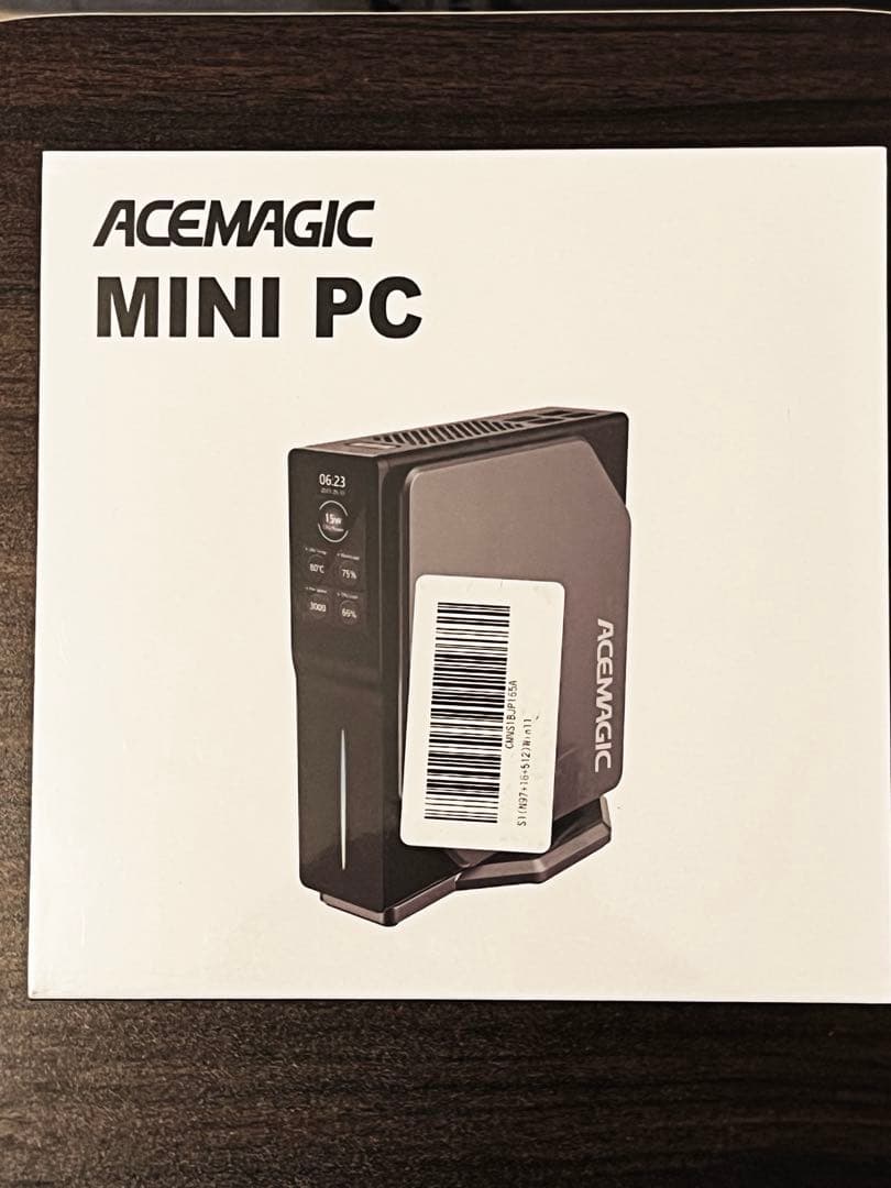 LCD付きミニpc 16GB SSD 512GB n97 新品　Win11