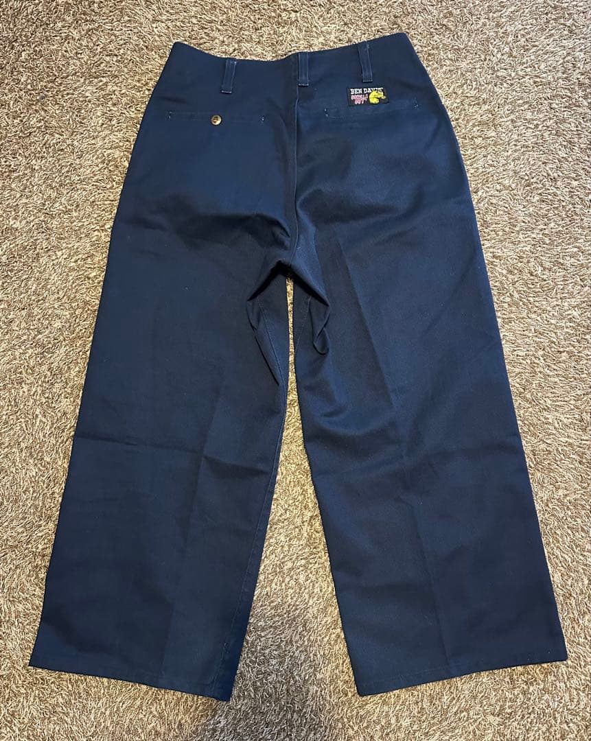 希少　美品　90s USA製 ベンデイビス　ゴリラカット フリスコパンツ　紺色