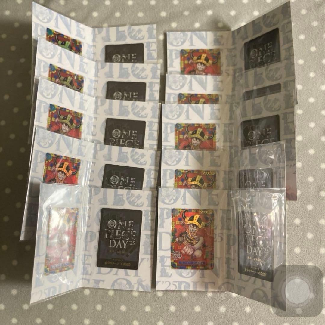 ルフィ プレミアムカードコレクションONEPIECEDAY25 10set