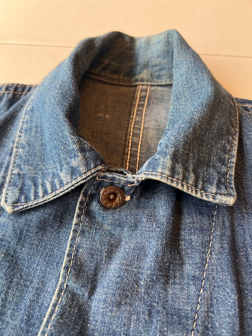 40’s カバーオール 大戦モデル 月桂樹ボタン ww2 ビンテージ オリジナル