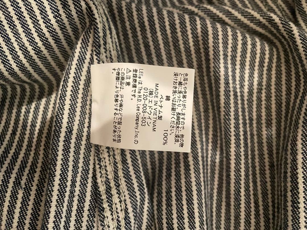 Lee オールインワン　ヒッコリーストライプ