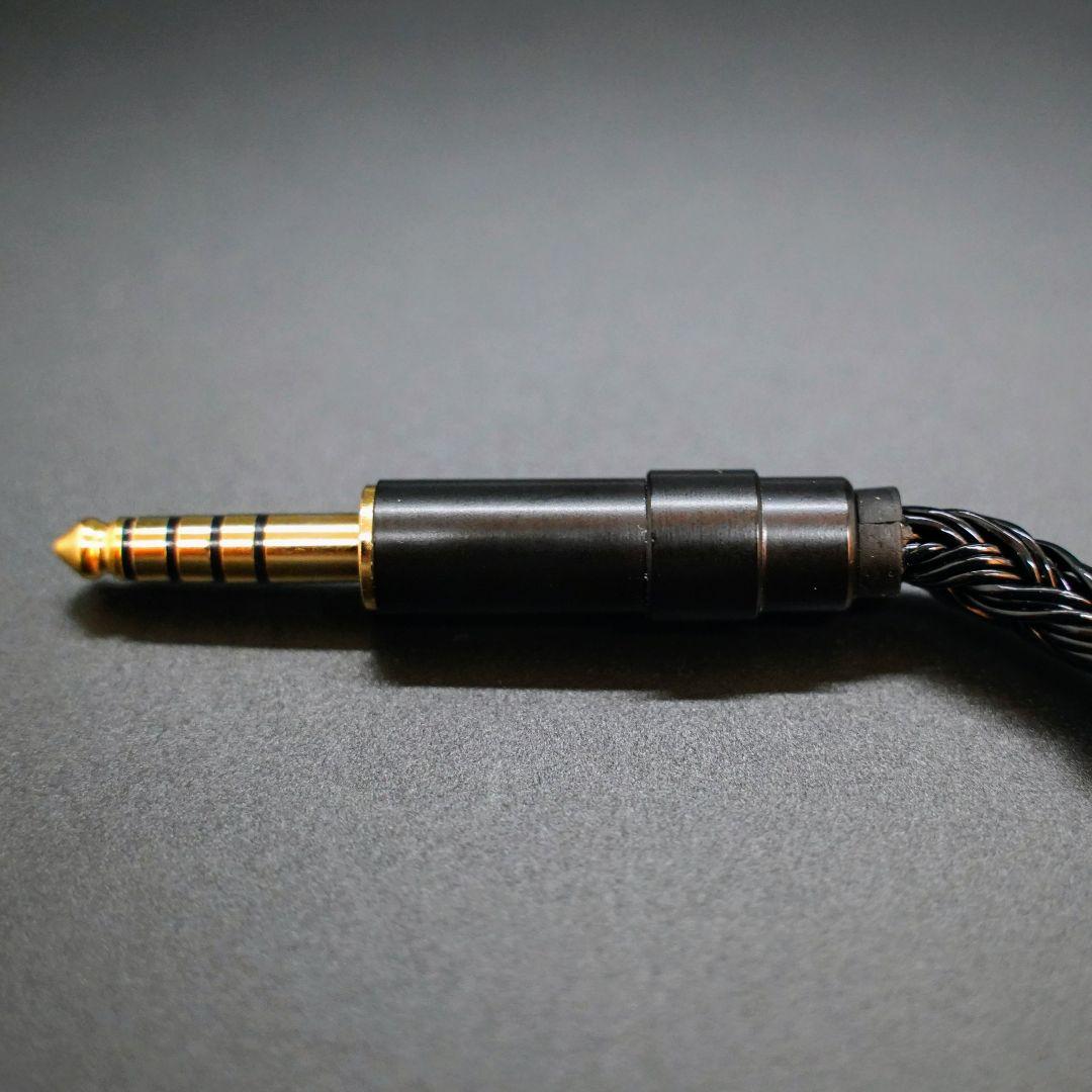 【オーダーメイド新作】24コア ブラック被膜 膨張式MMCX 4.4mm