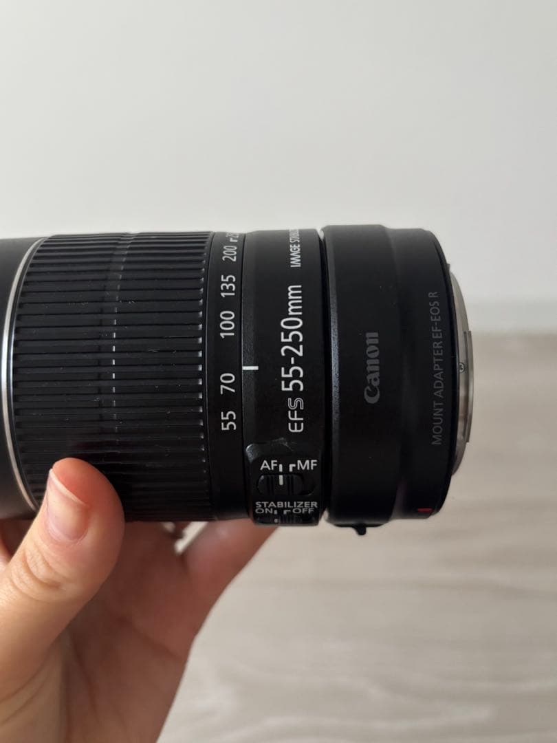canon EFS 55-250mm ズームレンズ