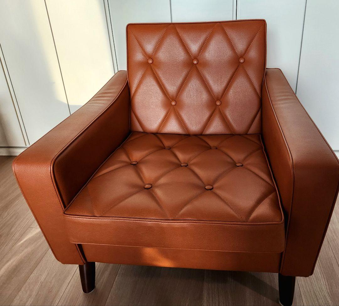 (週末値下)カリモク60 ロビーチェア（美品）　リーベルブラウン