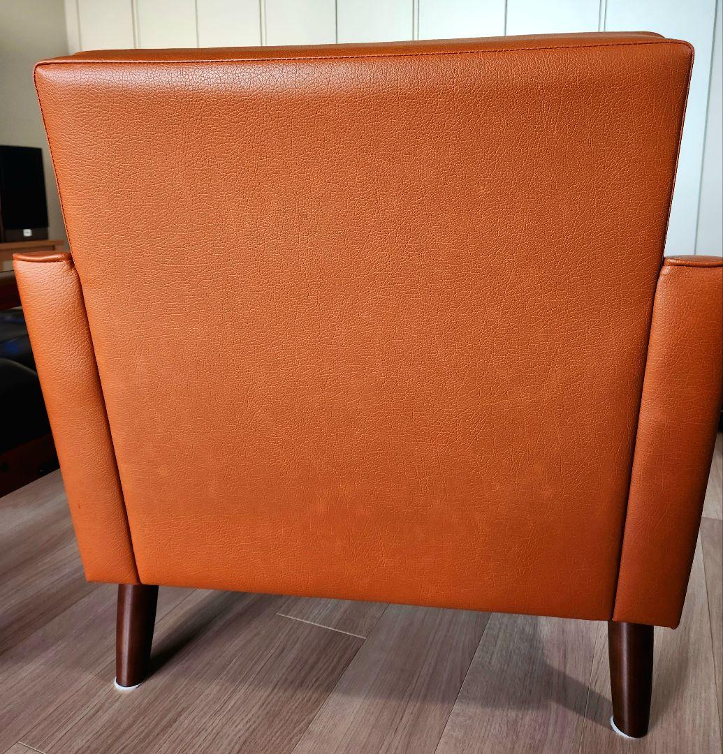 (週末値下)カリモク60 ロビーチェア（美品）　リーベルブラウン