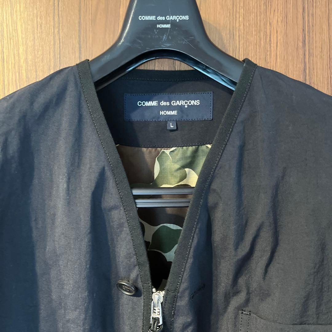 COMME de GARCONS HOMME ノーカラージャケット サイズL